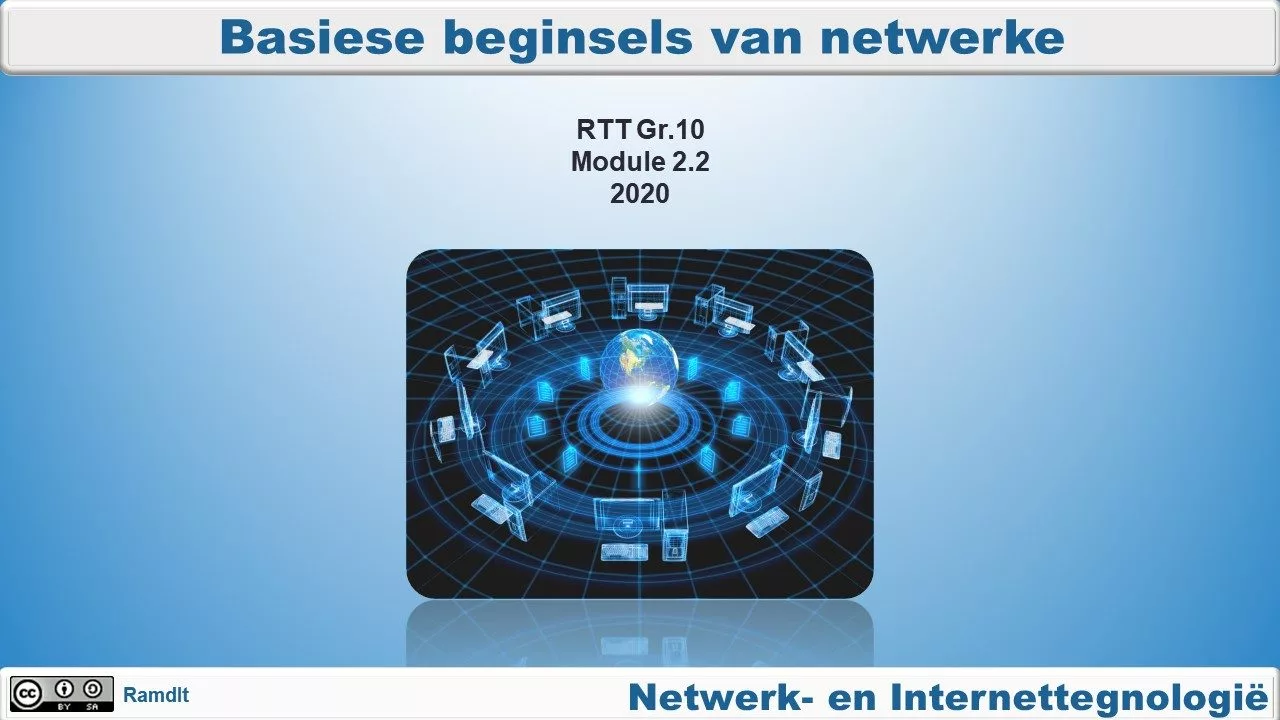 Gr.10 RTT Mod 2.2 - Basiese Beginsels van Netwerke